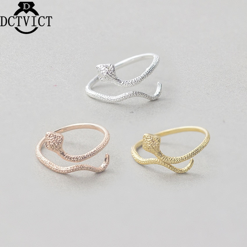 Adjustable Snake Ring Retro Snake-Shaped Nightclub