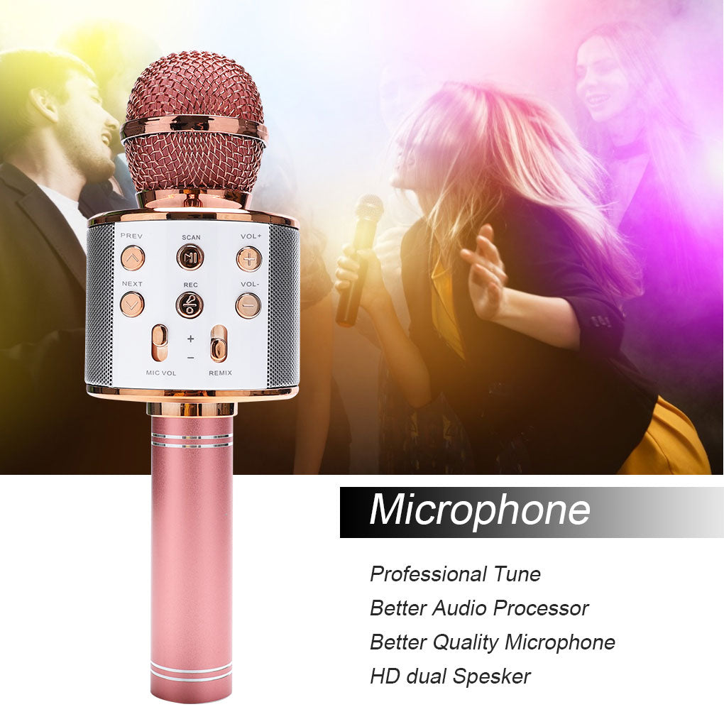 Portable Bluetooth Karaoke Microphone Wireless