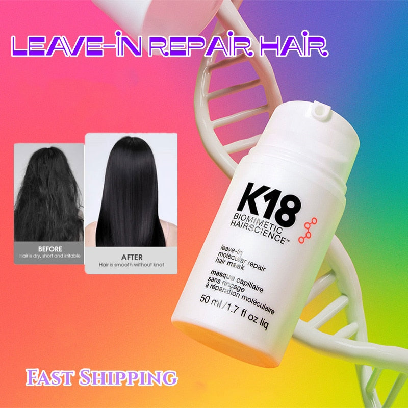 K18 Leave-In Molecular Repair Hair Mask Damage Restore Soft Hair